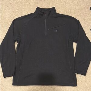 North Face Black Quarter-Zip Pullover